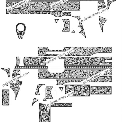 Scrollwork Style A colt 1911